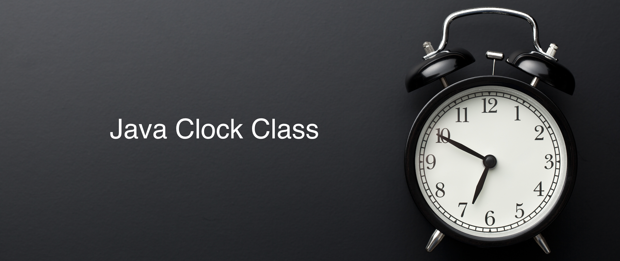 Java Clock Class from Date Time API